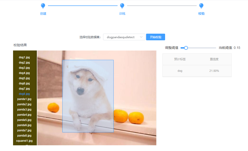 校验结果